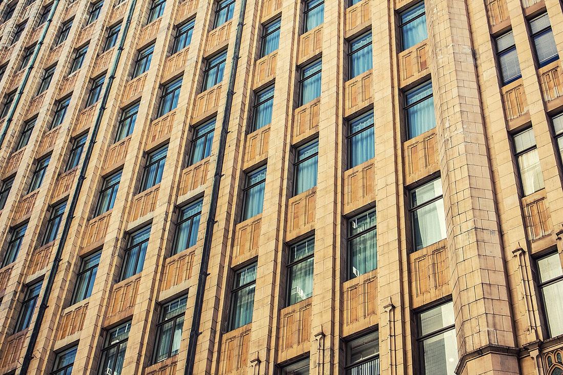 An apartment building