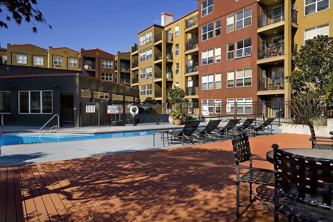 An apartment building exterior